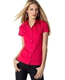 Style&co. Short-Sleeve Cotton Shirt with Snaps