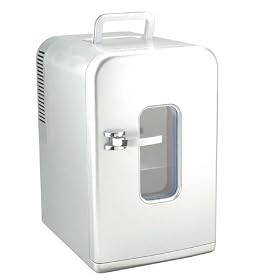 Mini Fridge Cooler or Warmer - 15 Litre DC/AC Fridge With Viewing Window