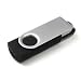 8GB Drehgelenk USB 2.0 High Speed gl�nzender USB-Stick (8GB, Schwarz)