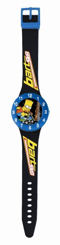 Childrens Toyshop  Toys : The Simpsons Bart Skateboard SK8 Sports Rotating Bezel Watch