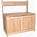 Beechwood Toy Chest / Bench - Mahogany