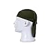 JellyBeadZ Brand Icy Doo Rag HEAD Hat (SOLID BLACK)