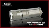 Fenix Flashlights P Series LED Flashlight with Black Aluminum Body, Twist On/Off, Uses 1 x CR123