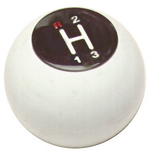 Hurst 1637624 White 3-Speed Replacement Shifter Knob