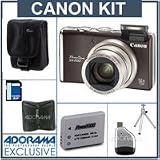 31XEGWTFwLL. SL160  #>> Canon PowerShot SX200 IS Digital Camera Kit, Black with 8GB SD Memory Card, Spare NB 5L Type Lithium ion Battery, Camera Case, USB 2.0 SD Card Reader, Table Top Tripod, Digital Memory Case(4) Reviews