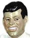 Adult Kennedy Soft Vinyl Mask - Political Party Costume