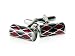 Unique Red & Black Barrel Silver Cufflinks with Presentation Box