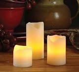 Review GPR08  / Flameless Melted Edge Wax Candle Set