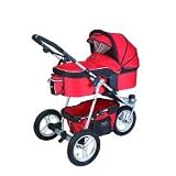 Valco Baby Tri Mode Bassinet - Scarlet by Valco