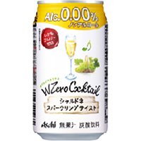 アサヒ ダブルゼロカクテル シャルドネスパークリング　(ノンアルコール) 350ML 1缶