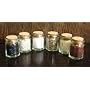 Finishing Salt Starter Set - 6 Different Sea Salts From Around the World, Spanish Cork Jars - 1 oz