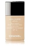 #1: Chanel Vitalumiere Aqua – Skin Perfecting Makeup – BR 40 Beige Rose Desert – SPF 15 – 30ml.