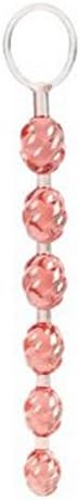 Flexable, Bendable, Swirly Anal Beads Has Beads That Are Nice and Firm and Will Defiantly Satisfy. (Pink) Sex Toy! Couples Toys!for Him or Her -"Choose Expedited Shipping and Get Free 2yr Warranty and a Bonus Lube!"