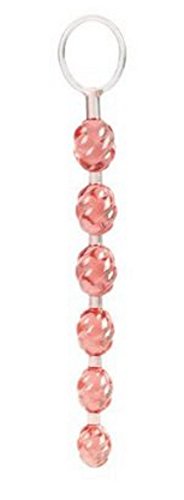 Flexable, Bendable, Swirly Anal Beads Has Beads That Are Nice and Firm and Will Defiantly Satisfy. (Pink) Sex Toy! Couples Toys!for Him or Her -"Choose Expedited Shipping and Get Free 2yr Warranty and a Bonus Lube!"