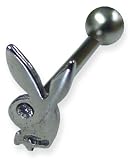 Playboy Bunny Tongue Barbell
