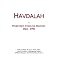 Havdalah: Webster's Timeline History, 1861 - 1998