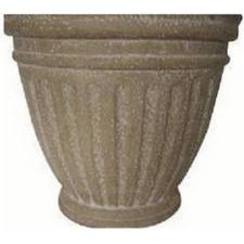Ames True Temper/dynamic D PGI1606SR66 Dark Stone Giverny Fiberglass Planter 16