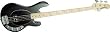 Music Man StingRay 4-String Electric Bass Guitar Black Maple Fretboard