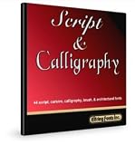 Script and Calligraphy Font Set