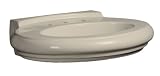 Danze DC016028BC Biscuit Orrington 30 Pedestal Top Bathroom Sink with 8 Centers from the Orrington