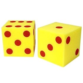 GIANT SOFT CUBES DOT 2 PK 5 SQUARE by Learning Resources