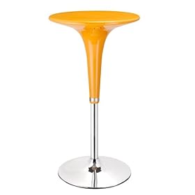 Zuo Dining Tables 601133 MOJITO BAR TABLE ORANGE by Bar Stools