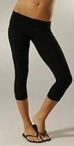 Black capri leggings womens. Size M / L