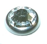 Dermal Replacement Head 5mm Clear Gemstone 14 Gauge Dermal Piercing