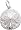 Sand Dollar, Sterling Silver Charm by Rembrandt Charms