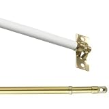 11 - 19 White Sash Curtain Rod