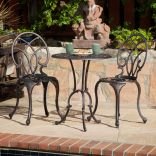 Charleston Aluminum Bronze Bistro Set (Bronze) (28