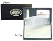 New York Jets Embroidered Leather Checkbook Cover - Football Sports Merchandise
