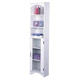 Ameriwood Bath Storage Tower - White by Ameriwood