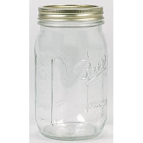 Jarden 67000 Ball 12 pack Wide Mouth 1 Quart Mason Jar 