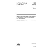 ISO 13545:2000, Lead sulfide contentrates - Determination of lead content - EDTA titration method after acid digestion