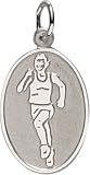 Female Marathon Runner Charm by Rembrandt Charms
