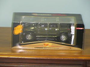 #36633 Maisto Hummer H2 SUT Concept,Green 1/18 Scale Diecast