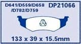 EBC Brake DP21066 Rear Premium Organic Pads