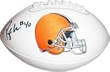 Peyton Hillis Autographed/Hand Signed Cleveland Browns Logo Football