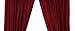 Bright Red Jersey 82X84 Drape