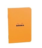 Rhodia Staplebound Notebook 3x4.75 Orange