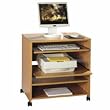 LLR44119 - Computer Workstation, 27-1/2x20x30, Medium Oak