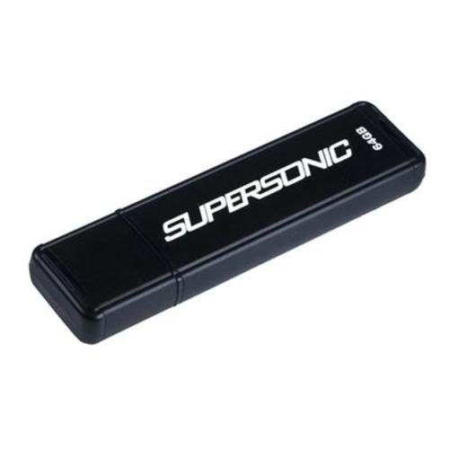 Patriot Supersonic 64 GB USB 3.0 High Performance Shock Resistant Flash Drive PEF64GSUSB