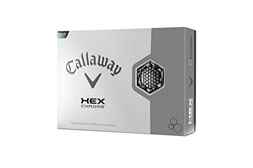 Callaway Hex Chrome Golf Ball, 12-Pack