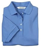 NEW Outer Banks - Ladies Pique Knit Sport Shirt Bimini Blue-XL