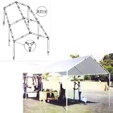 Heavy-Duty All-Purpose 'Instant-Up' Canopy - 3-sections - 12' X 20'