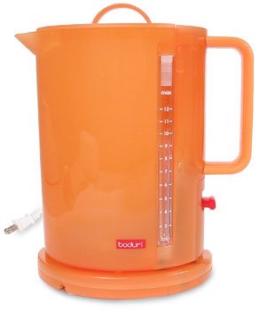 "Bodum 5500-586USA Ibis Cordless Electric Water Kettle, Orange" "Bodum 5500-586USA Ibis Cordless Electric Water Kettle, Orange"