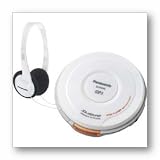 Panasonic SL-SV590W Personal CD/MP3 Player with D.sound Technology, White