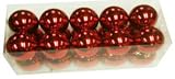 20CT 60mm RED Ornament