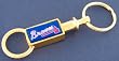 Atlanta Braves Gold Tone Valet Pull Apart Keychain